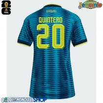 Maglie da calcio Colombia Juan Fernando Quintero #20 Seconda Maglia Femminile Mondiali 2026  Manica Corta